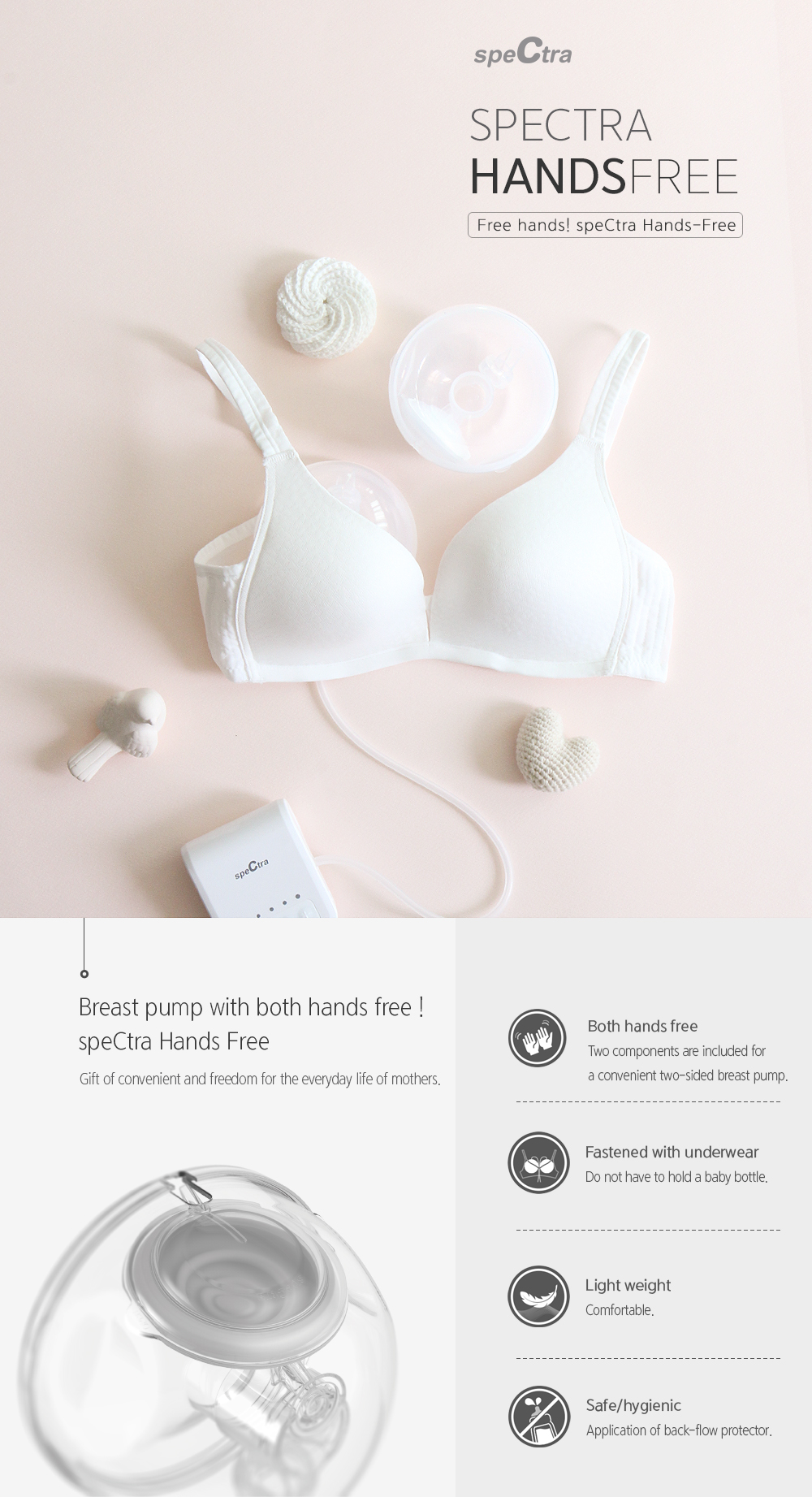SPECTRA HANDS FREE FOR BREASTPUMP